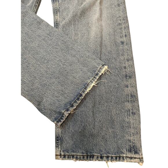 Agolde Reworked Belted 90's Straight Jeans Size 28 - Picture 3 of 7